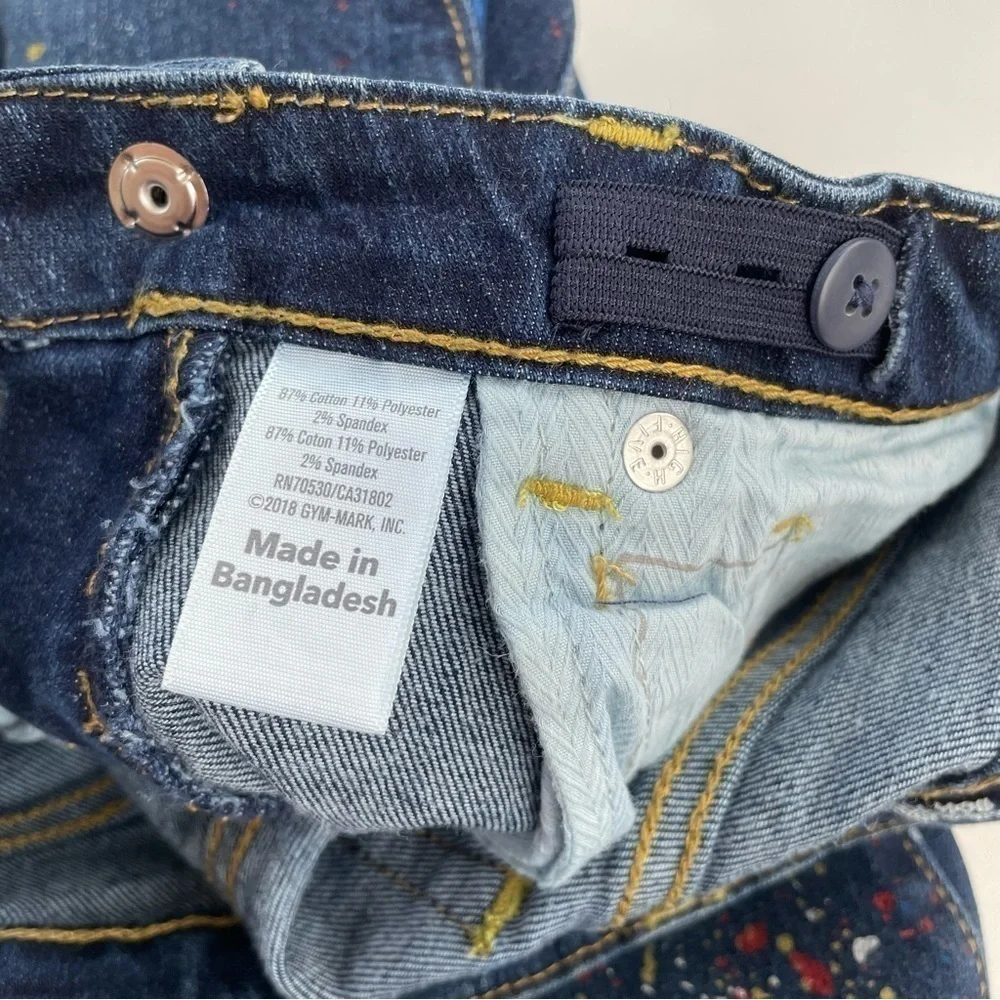 Gymboree Girls FUN Paint-splattered Skinny Jeans Various sizes New with Tags NWT - Picture 6 of 9